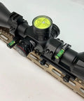 34mm Riflescope Anti Cant Leveling Kit Featuring Picatinny Rail Mount And Precision Bullseye Circular Bubble Vial on tactical rifle scope.