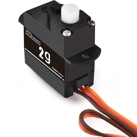 Top Shelf 2G Plastic Gear Micro Digital Servo 4 Pack Kit Featuring Coreless Motor for RC fixed wing airplanes, boats, quadcopters.