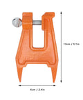 Portable Compact 5.1 Inch Chain Filing Vise With Dual Lock System For Chainsaw Sharpening in Woodworking and Forestry Maintenance