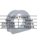 Steering Rack And Pinion Bushing For Toyota Tundra 2000 To 2006 And Sequoia 2001 To 2007 with fitment chart overlay