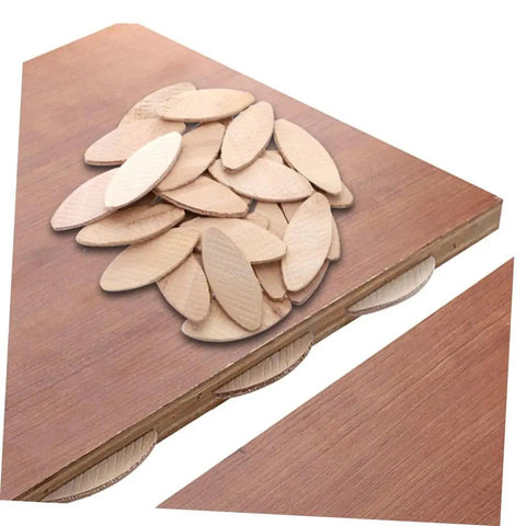 Beech Wood Biscuit Joiner Kit With 100 Pcs Biscuits For Woodworking, Go-To Docking Tool And Plate Joiner Accessories