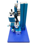 Bad Ass Mini Metal Drilling And Milling Machine Slick Benchtop Teaching Press For Wood And Soft Metals No Sweat Hobby Shop Tool from side view.