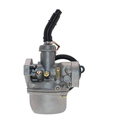 Front view of Style Carburetor For 50cc 70cc 90cc 110cc 125cc ATVs Dirt Bikes And Go Karts 4 Stroke Engines Replacement Rebuildable Fuel Delivery