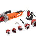 Powerful 2300W Pipe Threader For Half To Two Inch Pipes With 6 Dies And 110V Handheld Electric Threading Machine Kit