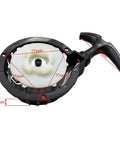 Beefy Aluminum Alloy Easy Recoil Pull Start Starter For 47cc 49cc Pocket Bike Mini Moto ATV Quad Dirt Bike Scooter 2 Stroke Black