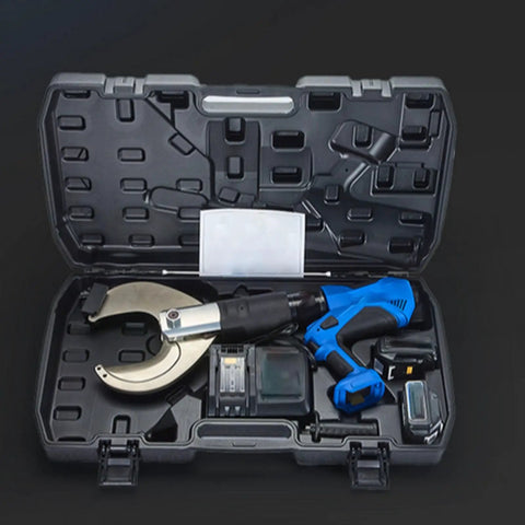 70mm Digital Cable Cutter Portable Hydraulic Wire Cutter With Storage Case for electricians, heavy duty blade visible