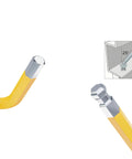 Two Pack 5/32 Ball End Hex Key Allen Wrench Set 5.67 Inch L Shaped Long Arm S2 Steel showing angled entry use