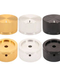 Premium Cnc Aluminum Potentiometer Knobs Built Tough With A Rock Solid Frame And Anti Slip Grip For Home Audio Gear Amplifiers Dacs And Turntables 2 Piece Set
