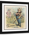 Dope 1902 Artwork Print A New Scythe Cuts Clean By John Samuel Pughe Custom Framed Wood Or Canvas Print With Archival Giclee Quality