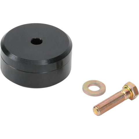 Pro Grade Sheet Metal Flared Hole Dimple Die Tool, 1.50 Inch Size With One Quarter Inch Radius, Black Oxide Coated Steel Die