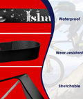 Pack Of 2 Red Rim Strips For 26 Inch Wheels 20 Mm Wide High Pressure Puncture Resistant Elastic PVC Rim Tape Tough As Nails