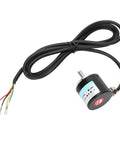 Incremental Encoder With Solid Shaft ABZ 3 Phase Motion Control Module, DC 5 To 24V Wide Voltage, 1000B 1024B Pulses, Ideal For Office Automation And Industrial Automation Projects, Compact Lightweight Design with 6mm solid shaft and wire leads