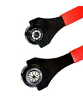 Heavy Duty ER Collet Spanner Wrench For ER16 ER20ER30ER40Chuck Nut Holder With Precision Grip For CNC Milling And Lathe Machine Tool Changes, top view showing two sizes.