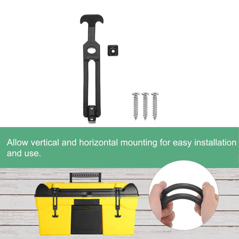 2 Pack T Handle Rubber Draw Latches 7.5 Inch Flexible Hood Latch Kit with screws and installation instructions