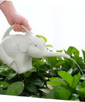 Set of 3 Animal Shaped Watering Cans With Long Nose Spout And Ergonomic Handle For Indoor And Outdoor Plant Care Refillable Eco Friendly Garden Tools In Assorted Green Pink Blue, elephant can