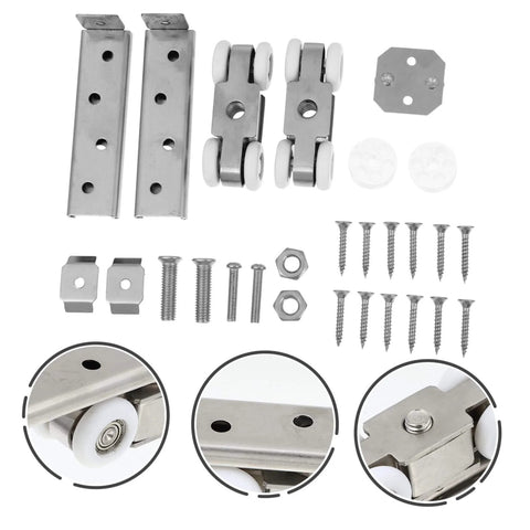 Stainless Steel Sliding Door Roller With Nylon Wheels For Patio Doors Built To Last Heavy Duty Quiet Glide Smooth Track Kit