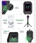 Thermal Imaging Camera With 256x192 IR Resolution And 320x240 Super Resolution For Sharp Thermal Snapshots features and ports.