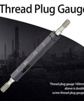 Pro Grade Thread Plug Gauge In Steel For Precise Internal Thread Measurement M4x0.7 Taper Shank Under 100mm And Double Screw