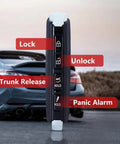 Side view of Key Fob Case For Mazda Keyless Entry Shell Replacement showing 4-button layout: Lock, Unlock, Trunk Release, Panic