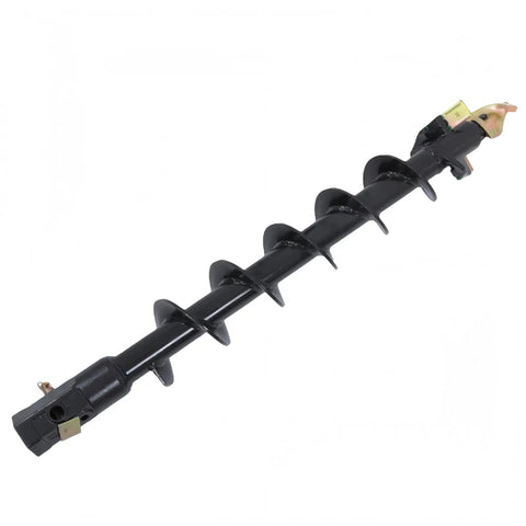 6 Inch Diameter Auger Bit With 48 Inch Length And 2 Inch Hex Collar Skid Steer Mounted Post Hole Digger Attachment For Universal Mounts
