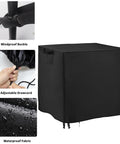 Raised Garden Bed Winter Cover For Waterproof Elevated Wood Planter Box Stand With Drawstring Design Windproof Flower Box Cover