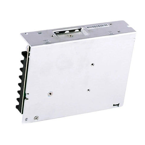 Built Like A Tank 24V DC Switching Power Supply 108W 4.5A, aluminum case with cooling fins for industrial use.