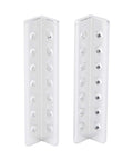 Aluminum L Shaped Beam Channel 12x12x64mm With 7 Holes Pair For Robot Building Kits DIY Robotics Projects Structural Aluminum Alloy For Strong Lightweight Builds, pair view