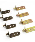 Heavy Duty Shelf Bracket Set 200Pcs Colored Zinc Cabinet Supports Studs and Pegs for Shelves and Cupboards 5mm or 6mm Fixed