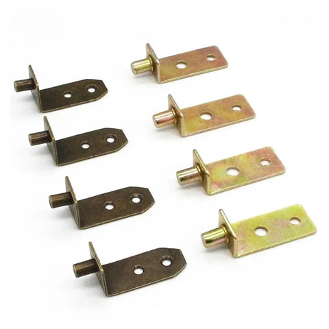 Heavy Duty Shelf Bracket Set 200Pcs Colored Zinc Cabinet Supports Studs and Pegs for Shelves and Cupboards 5mm or 6mm Fixed