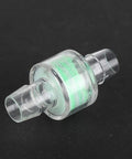 Heavy Duty 10 Pack Three Layer Liquid Cooling Filter For Pc Water Cooling Systems Abs Dual Cotton Strainer Compatible With Five To Eleven Mm Tubing Outer Diameter Eleven Millimeter clear three layer filter with green cotton mesh.