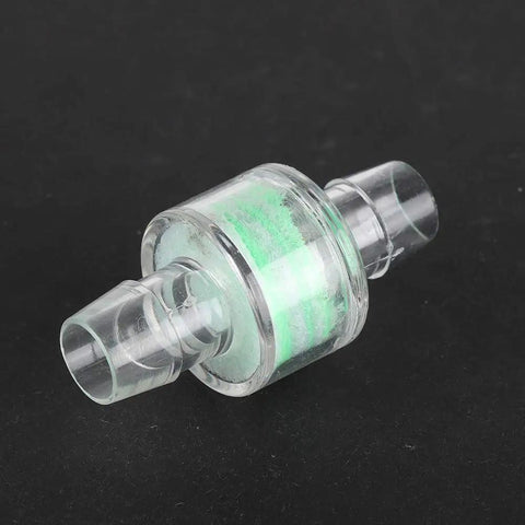 Heavy Duty 10 Pack Three Layer Liquid Cooling Filter For Pc Water Cooling Systems Abs Dual Cotton Strainer Compatible With Five To Eleven Mm Tubing Outer Diameter Eleven Millimeter clear three layer filter with green cotton mesh.