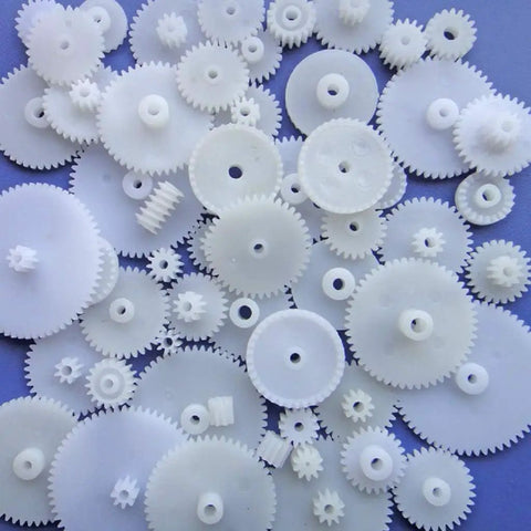 58 Pcs Small Gear Set Module 0.5 For DC Motor DIY Projects Toys RC Cars And Robots With Gear Diameters 3mm To 28mm