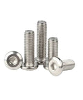 Top Tier 304 Stainless Steel Flat Head Hex Socket Cap Screws M2 M3 M4 M5 35 Mm Allen Bolts For Furniture And DIY Woodworking Projects 100 Piece Kit displayed in a close-up view.