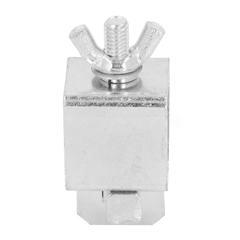 Rock Solid Aluminum Alloy Butt Welding Clamp Kit With 8 Pcs Silver Wings showing a detailed silver clamp for sheet metal jobs.