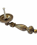Antique Bronze Drawer Pulls 4 Pack With Screws, Vintage Decorative Handle, zinc alloy construction, single hole mount