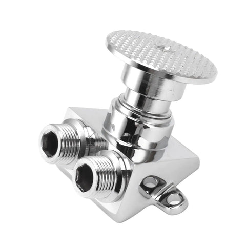 Fauitay Foot Pedal Faucet Hands Free Kitchen Faucet with Touchless Foot Control Valve for Standard Kitchen Sinks chrome foot control valve with two connectors