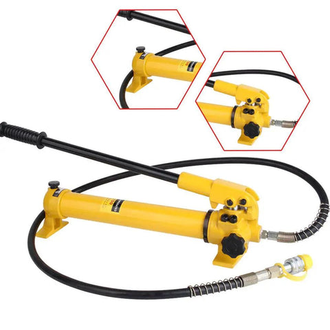 Kick Ass Manual Hydraulic Hand Pump 10000 Psi Rated With 350Cc Reservoir And Standard Npt Hookup A Slick Workhorse Built To Crush Porta Power Jobs Every Single Time