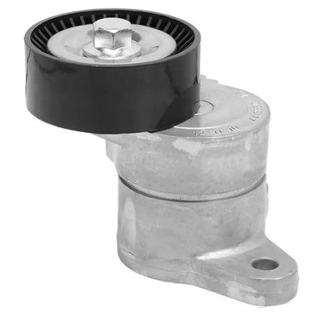 Drive Belt Tensioner Assembly Pulley Kit For Dodge Journey Avenger 09 To 14 Fits Jeep Compass Patriot 08 To 16 Replaces 1345A059 1345A060 1345A079 Heavy Duty Steel Stop The Squeal Extends Life And Saves Some Cash On Repairs. black pulley on steel tensioner assembly
