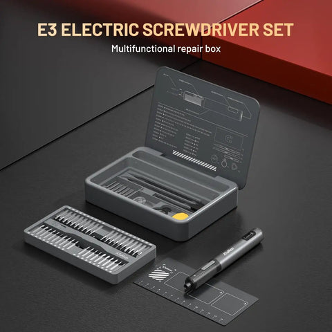 95 In 1 Precision Electric Screwdriver Kit With 86 Magnetic Bits And Visual Screen, 0.4Nm Torque For Stubborn Screws, case open