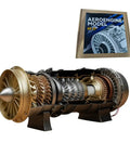 One To Twenty Scale Turbofan Fighter Engine Model Kit That Actually Runs With 150 Pieces DIY Assembly Realistic Turbine Visualization
