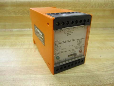 Dn001 Power Supply Switching Amplifier 110 V AC Netzteil Module For Industrial Automation, Used Good Condition, Dn0012 Pro Grade Controller For PLC Systems And Sensors, Heavy Duty Build, Ready To Install. orange 110 VAC DIN-rail module with terminal blocks