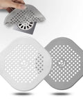 2 Pack Silicone Drain Hair Catchers For Bathroom And Kitchen, Easy Install Shower Sink Strainer Hair Stopper Protector, Tub And Tub Drain Cover Gray Color