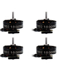 4 Pack 1102 18000KV Brushless Motors for 1S FPV Micro Whoop Drones Like Meteor75 With Soldered Lead Wires for Easy Repairs