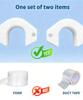 Heavy Duty Frost Free Sillcock Spacer Extender Keeps Outdoor Water Hose Bibs From Freezing In Winter With Strong PETG Build For Easy DIY Fix, one set of two PETG spacers