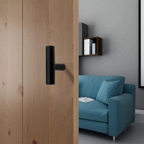 Matte Black Round Cabinet Knobs And Drawer Pulls 2 Inch 5 Pack Modern Classic Kitchen Cupboard Hardware For Furniture Upgrade Top Shelf Rock Solid Build