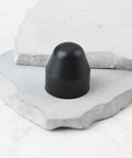 Black rubber cover for 21mm wheel nut on hub motors; part of 4Pcs Dope E Bike Wheel Nut Caps 21mm Inner Diameter Durable Protective Covers