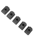 M6 T Slot Nuts Set 5 Pack Heavy Duty Grade 8.8 Oxide Carbon Steel T Nuts for Aluminum Extrusion Frames