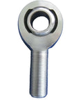 Two Piece Heavy Duty Chromoly Male Rod Ends Right Hand M20X1.5 Threads For Racing Suspension Built Tough Rose Joint Bearings With Nuts Included Quick Snap Install, front view.
