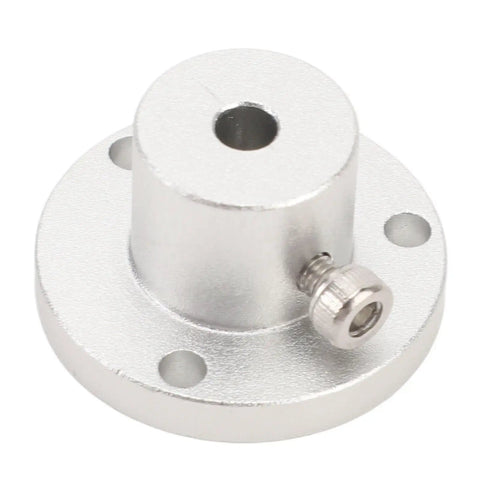 4mm Flange Coupling Connector For Mecanum Wheel 60mm Shaft Axis, Aluminum Alloy Universal Hub With Stainless Steel Hex Set Screw