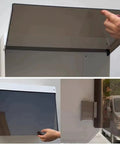 Tough As Nails Weatherproof EV Charger Cover And Steel Outdoor Protective Shell with clear hinged lid and open base.